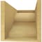 Ekena Millwork 10"W x 20"D x 10"H Wide Asheboro Rough Cedar Woodgrain TimberThane Corbel, Primed Tan CORUR10X20X10ASHRCPR - alternate 5